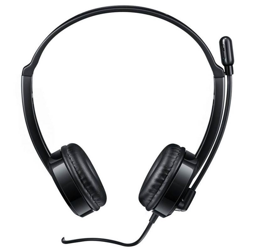 RAPOO H100 Wired Stereo Headsets - HD Voice Rotary Microphone Volume Adjustment 3.5mm - SuperSaverAU - view 2