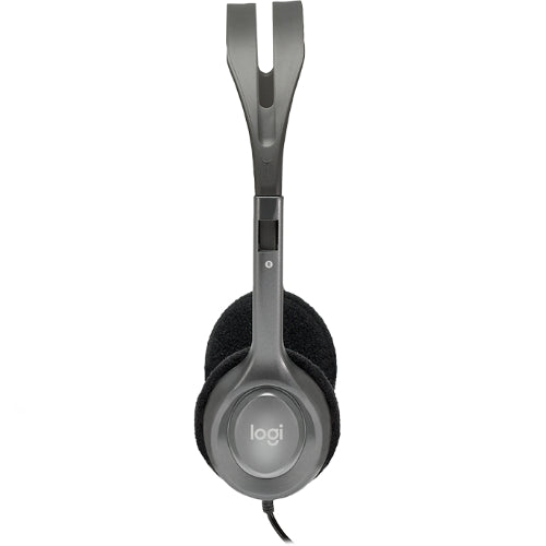 LOGITECH H110 Stereo Headset Over-the-head Headphone 3.5mm Versatile Adjustable Microphone for PC Mac LS - SuperSaverAU - view 1