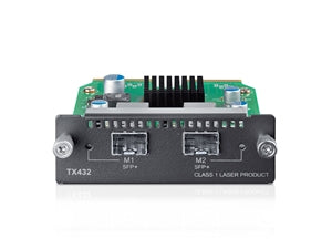 TP-LINK TX432 10-Gigabit 2-Port SFP + Module 2x10Gb SFP+ slots Applicable to multiple TP-LINK switch models/SFP+ transceivers/SFP+ cables (LS) - SuperSaverAU - view 1