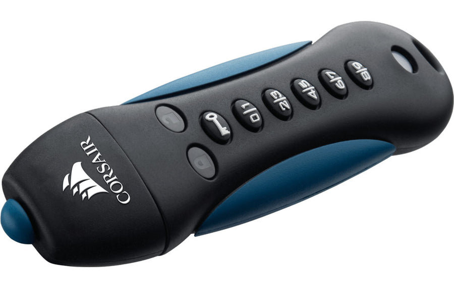 Corsair 64GB Flash Padlock 3 USB 3.0 Drive - 256-bit AES Encryption, Keypad - SuperSaverAU - view 1
