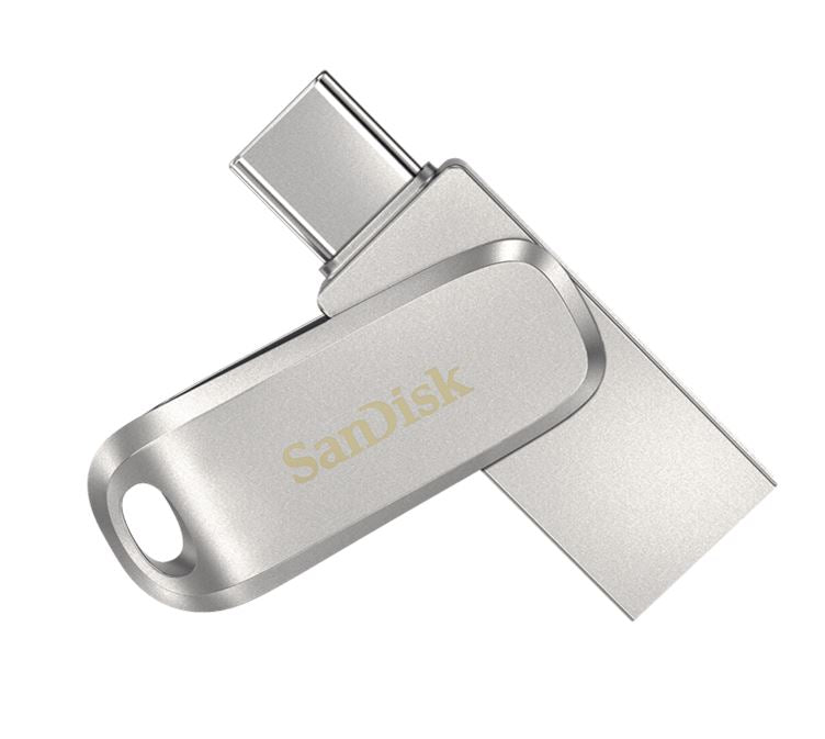 SanDisk 32GB Ultra Dual Drive Luxe USB-C & USB-A Flash Drive 150MB/s USB 3.1