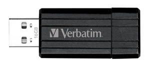 VERBATIM Store\'n\'Go Pinstripe USB Drive 16GB (Black) - SuperSaverAU - view 1
