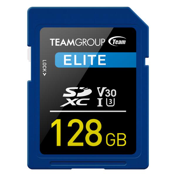 TEAMGROUP ELITE 128GB SDXC UHS-I U3 High-Speed Memory Card Reliable Storage