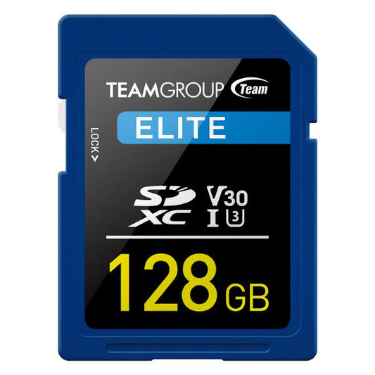 TEAMGROUP ELITE 128GB SDXC UHS-I U3 High-Speed Memory Card Reliable Storage