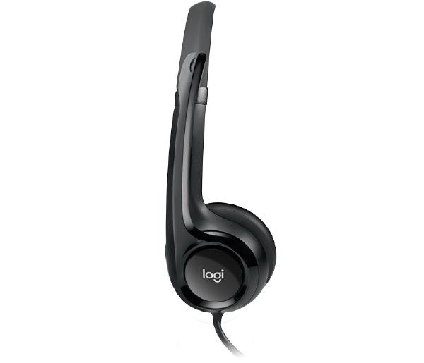 Logitech Wired USB Headset H390 Black Noise Cancelling Microphone 1.8m Cable - SuperSaverAU - view 1