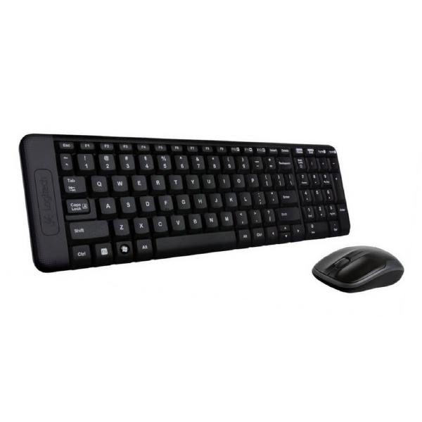 Logitech Wireless Keyboard &amp Mouse Combo, MK220, Black, USB Receiver, - SuperSaverAU - view 1