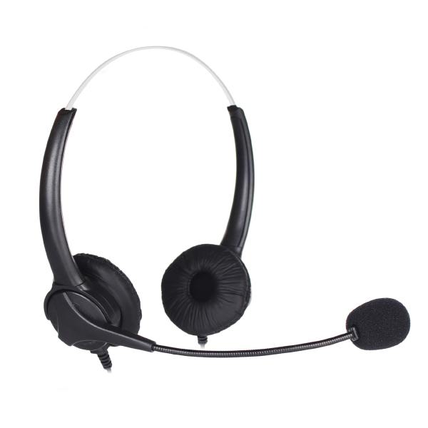 Shintaro Stereo USB Headset with Noise-Cancelling Microphone and Adjustable Steel Headband