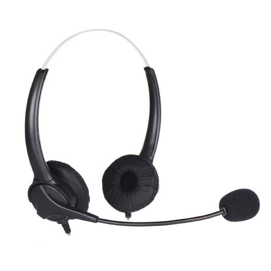 Shintaro Stereo USB Headset with Noise-Cancelling Microphone and Adjustable Steel Headband