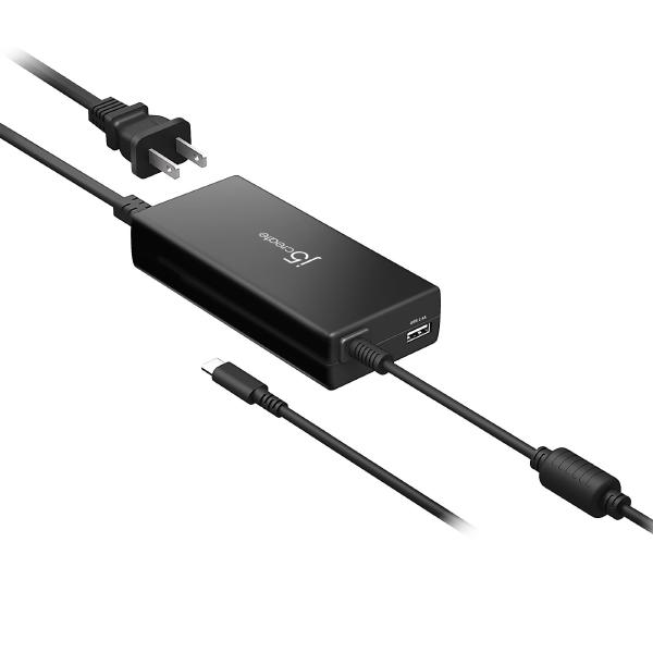 J5Create 100W PD USB-C Super Charger Notebook Power Supply for Smartphones Tablets - SuperSaverAU - view 1