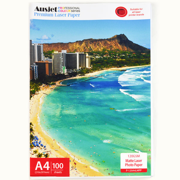 120GM A4 Matte Photo Paper for Laser Printers - 100 Sheets - SuperSaverAU - view 1