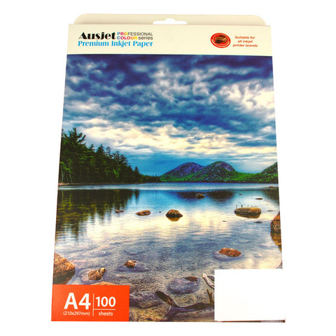 AUSTiC 140gsm A4 DS Matte Paper - 100 Sheets, Water Resistant, Instant Dry - SuperSaverAU - view 1