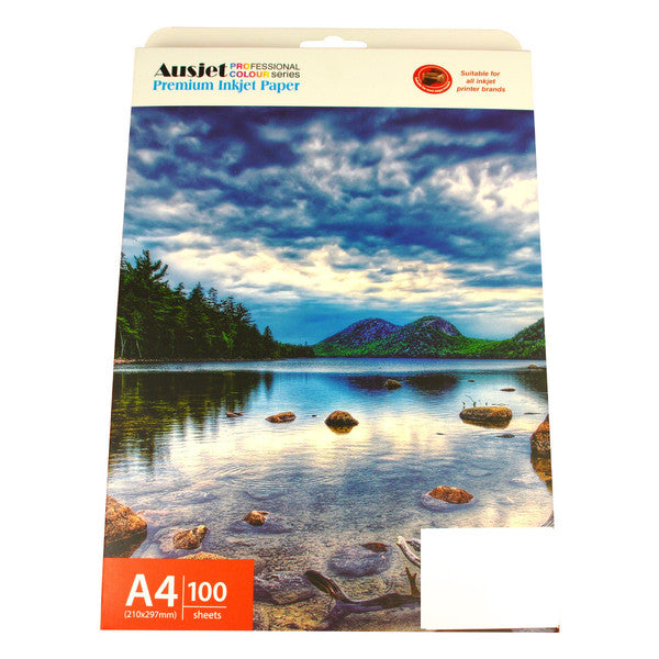 AUSTiC 140gsm A4 DS Matte Paper - 100 Sheets, Water Resistant, Instant Dry - SuperSaverAU - view 1