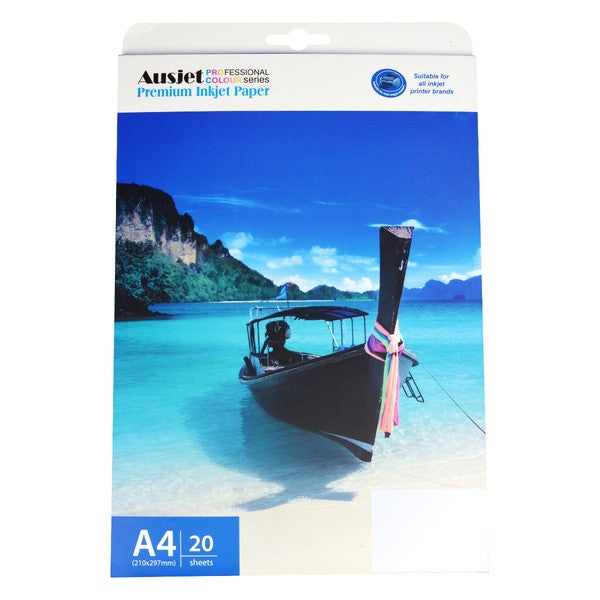AUSJET 220gsm A4 T-Shirt Transfer Paper - Dark Colours 20 Sheets - SuperSaverAU - view 1