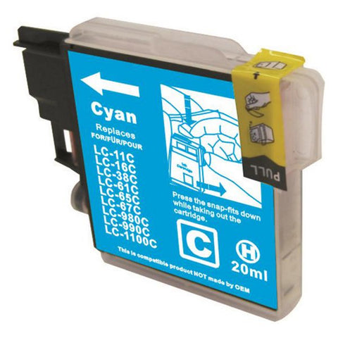 Premium LC38 LC67 Cyan Compatible Inkjet Cartridge