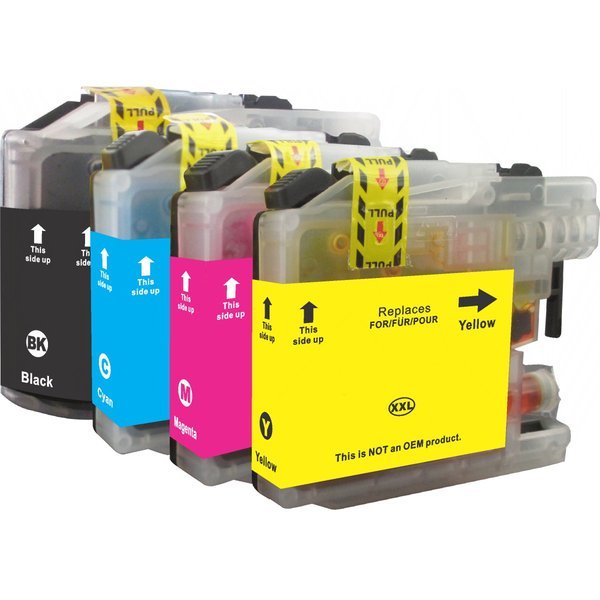 LC137 LC135 Compatible Inkjet Cartridge Set 4 Ink Cartridges [Boxed Set] - SuperSaverAU - view 1