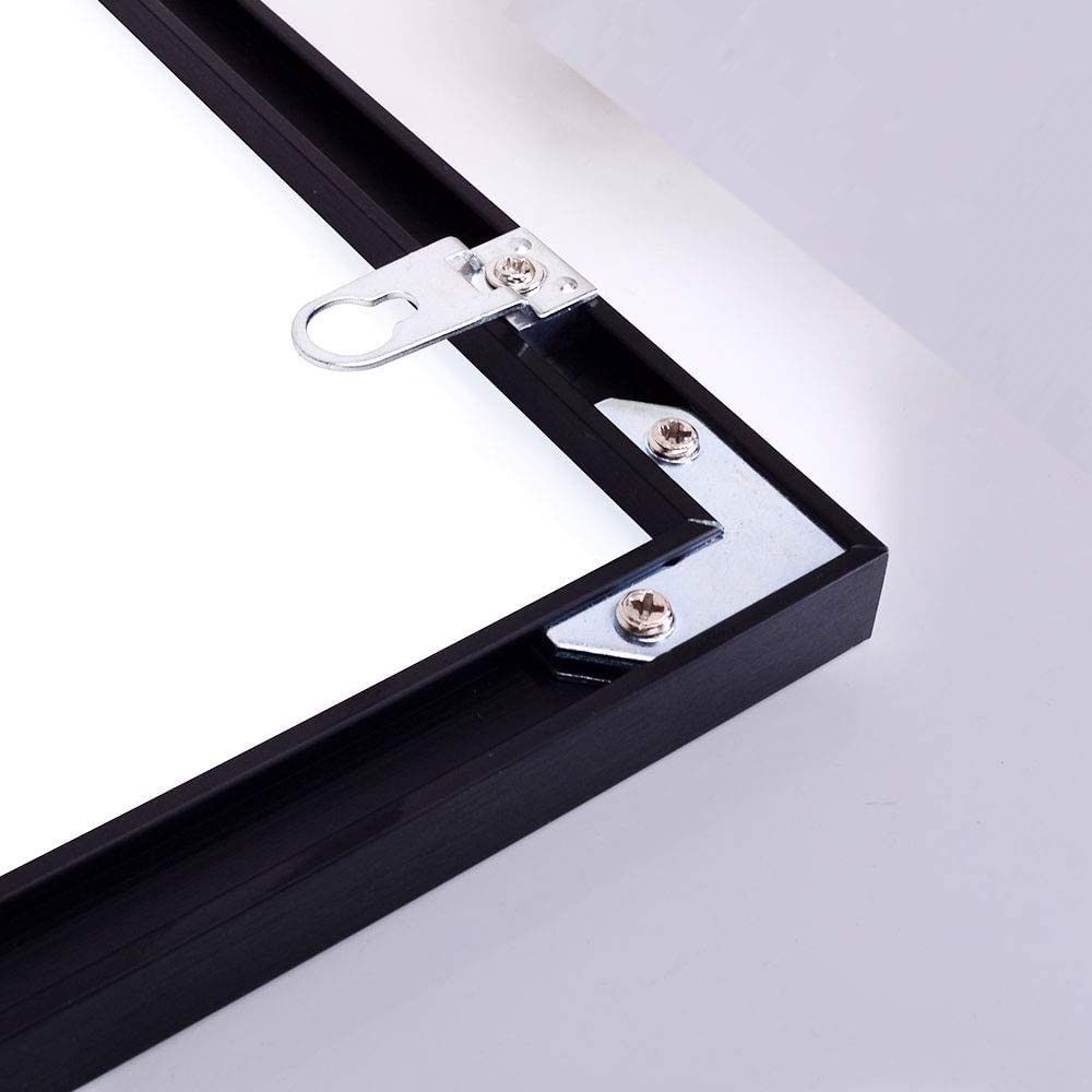 Full Length Mirror Standing for Bedroom & Bathroom, 106 x 35 cm, Black, Adjustable Hanger - SuperSaverAU - view 2