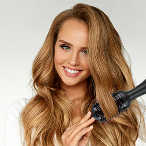 Premium One-Step Hot Air Hair Dryer Brush with Negative Ion AU Plug