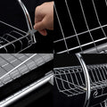 2 Tier Dish Rack with Drain Board, Chrome Finish, 42 x 25.5 x 38 cm - SuperSaverAU - view 6
