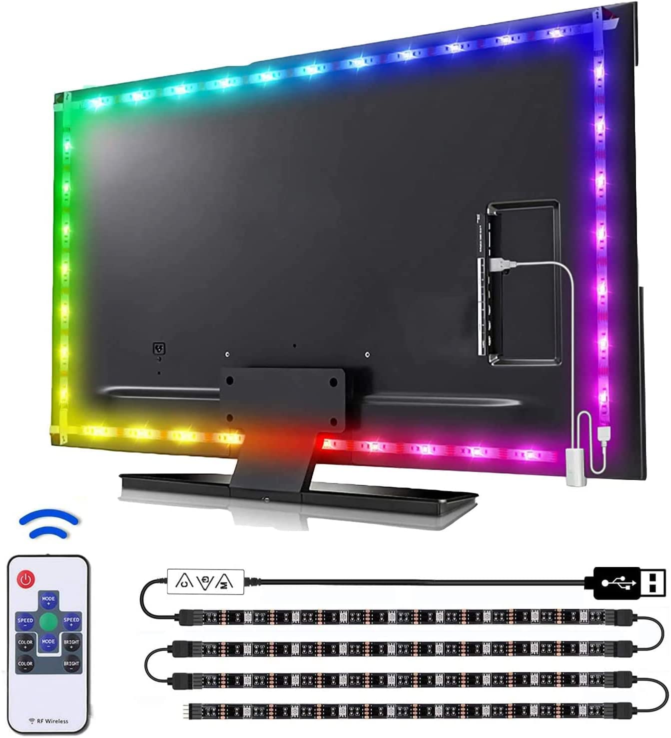 Premium 3M LED Strip Lights for TV Gaming and Computer Setup