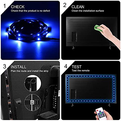 Premium 3M LED Strip Lights for TV Gaming and Computer Setup
