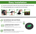 8 Pack LED Solar Pathway Lights Outdoor, Warm White, 8 LED Bulbs, 600 mAh Battery - SuperSaverAU - view 4