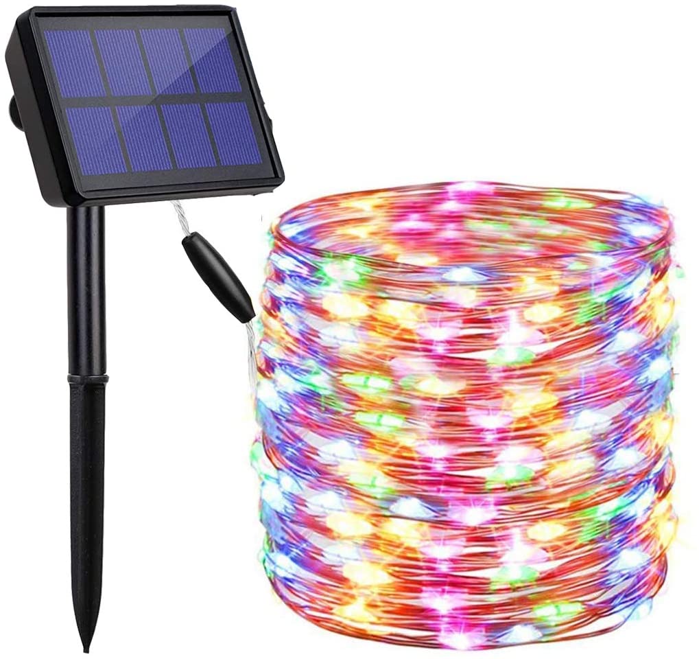 20m 200 LED Solar Powered Outdoor String Lights, 8 Modes, Waterproof for Garden - SuperSaverAU - view 1