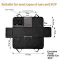 Premium Waterproof Dog Car Seat Cover with Mesh Window 137x147cm