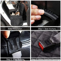 Premium Waterproof Dog Car Seat Cover with Mesh Window 137x147cm