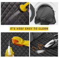 Premium Waterproof Dog Car Seat Cover with Mesh Window 137x147cm