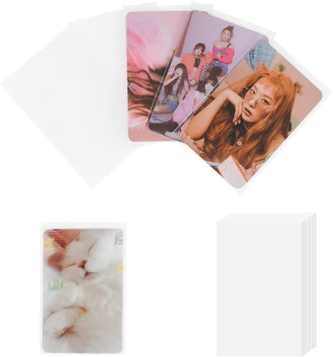 Premium Kpop Photocard Sleeves 200 Micron - 100 Pack
