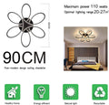 Premium Modern Dimmable LED Chandelier with Remote - 90cm