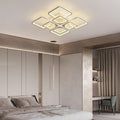 Modern LED Ceiling Light Dimmable Remote 60x60x12 cm 4200 Lumens 3000K-6000K - SuperSaverAU - view 2