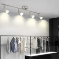 Premium Modern 4 Light LED Track Lighting Kit - Chrome