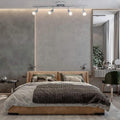 Premium Modern 4 Light LED Track Lighting Kit - Chrome