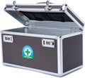 Portable Combination Medicine Box Large Coffee 36x20x18cm Lockable Case - SuperSaverAU - view 1