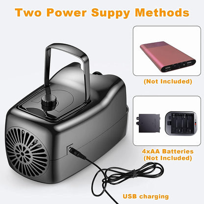 Bubble Machine Kids Automatic Maker Toy, 24x23x13 cm, 5000 Bubbles/Min, USB Cord