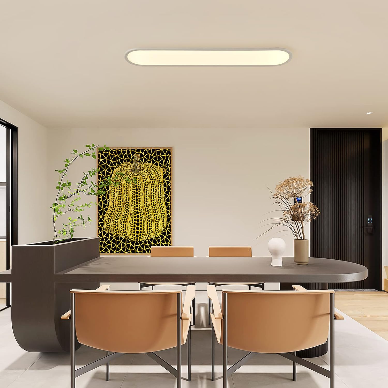 LED Ceiling Light 48W Dimmable 3000-6500K Ultrathin 102x22x5 cm - SuperSaverAU - view 2