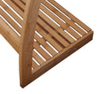 Bamboo Towel Bar Metal Holder Rack 3-Tier Freestanding 85H x 35W x 57L cm - SuperSaverAU - view 4