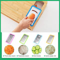 Large Bamboo Cutting Board 31x44 cm with 4 Containers & Mobile Holder Gift - SuperSaverAU - view 2