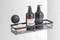 2 Pack Corner Shower Caddy Shelf Rack, 34x10x12 cm, No-Drilling, Rustproof - SuperSaverAU - view 2