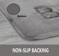 Extra Thick Memory Foam Bath Rug Mat 60 x 40 cm, Grey - Luxurious Velvet, Ultra Absorbent - SuperSaverAU - view 6