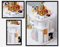 360 Rotating Large Capacity Makeup Organizer for Bedroom and Bathroom (White) - SuperSaverAU - view 4