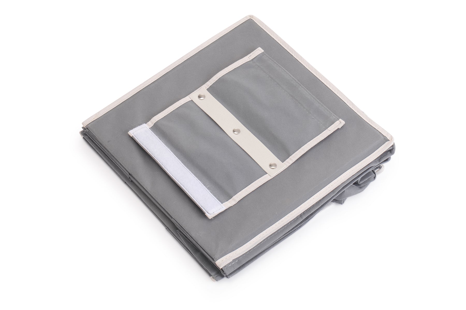 Premium 5-Tier Hanging Closet Organiser - Grey, 3 Pack
