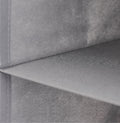 Premium 5-Tier Hanging Closet Organiser - Grey, 3 Pack