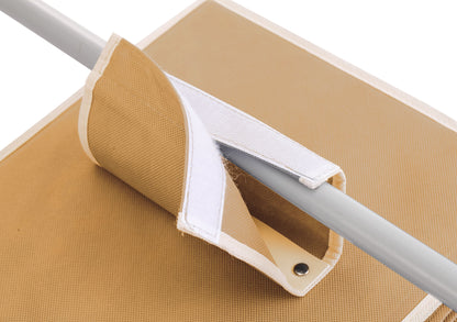 5-Tier Hanging Closet Organizer - 3 Pack, Durable Non-Woven, 30x30x9 cm, Beige