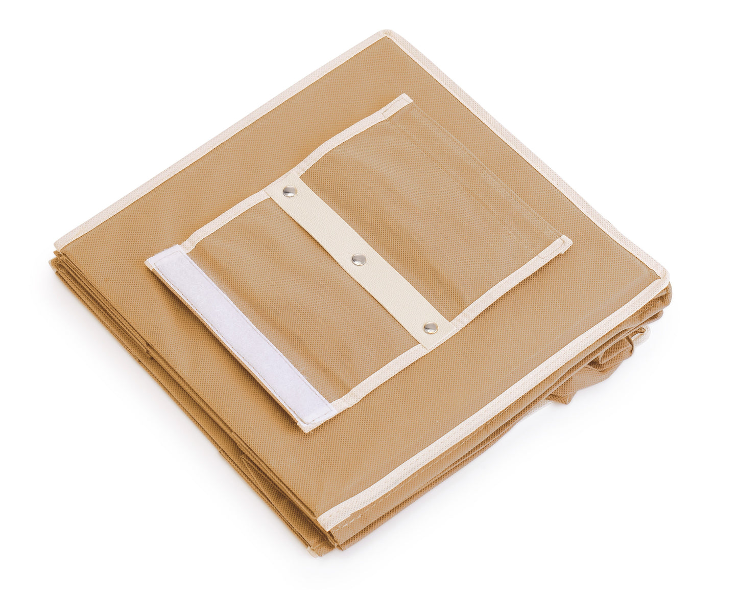 5-Tier Hanging Closet Organizer - 3 Pack, Durable Non-Woven, 30x30x9 cm, Beige