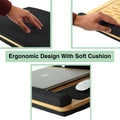 CARLA HOME Bamboo Laptop Lap Desk with Cushion and Angle Adjustable for Office and Home - SuperSaverAU - view 5