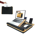 CARLA HOME Bamboo Laptop Lap Desk with Cushion, Angle Adjustable and Sleeve Case Bag for Office and Home - SuperSaverAU - view 1