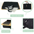 CARLA HOME Bamboo Laptop Lap Desk with Cushion, Angle Adjustable and Sleeve Case Bag for Office and Home - SuperSaverAU - view 5