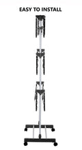 CARLA HOME 3 Tier Folding Clothes Laundry Drying Rack 165x140x57 cm, Portable - SuperSaverAU - view 2